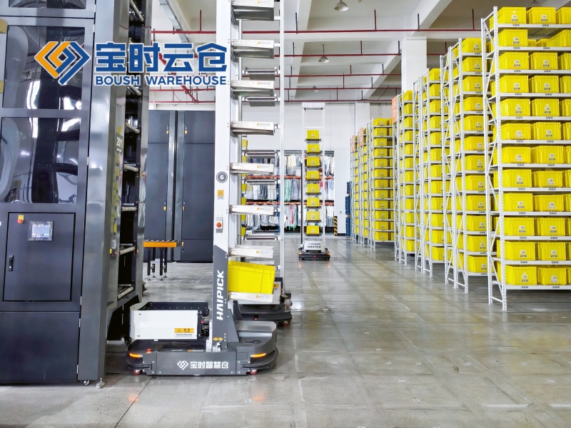 安吉智慧云仓-机器人分拣+打包+发货